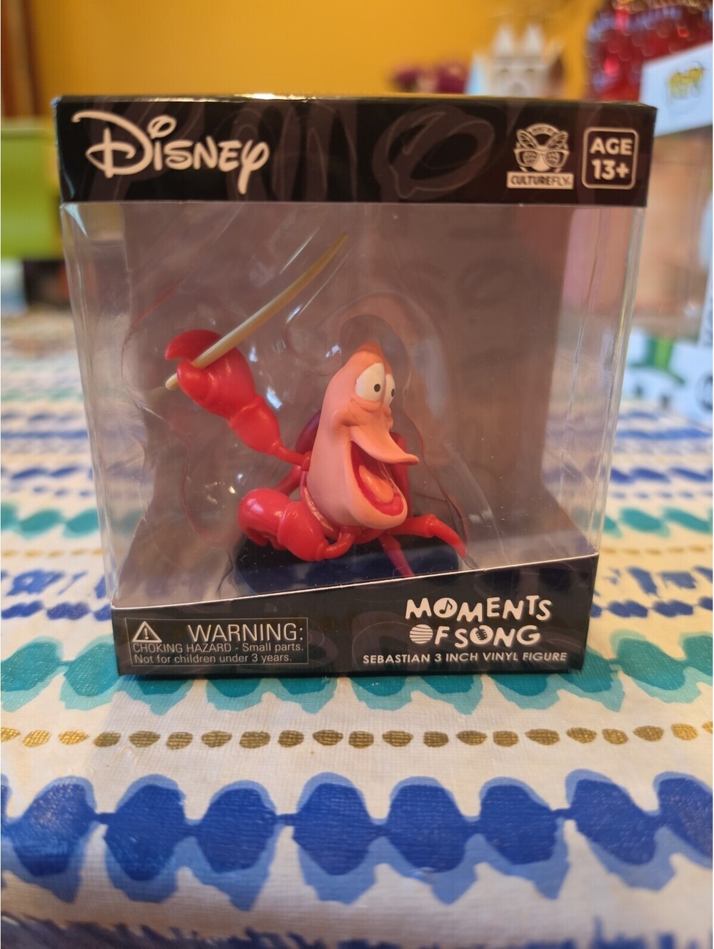 Disney Moments of Song Sebastian The Little Mermaid 3" Vinyl Figure Culturefly